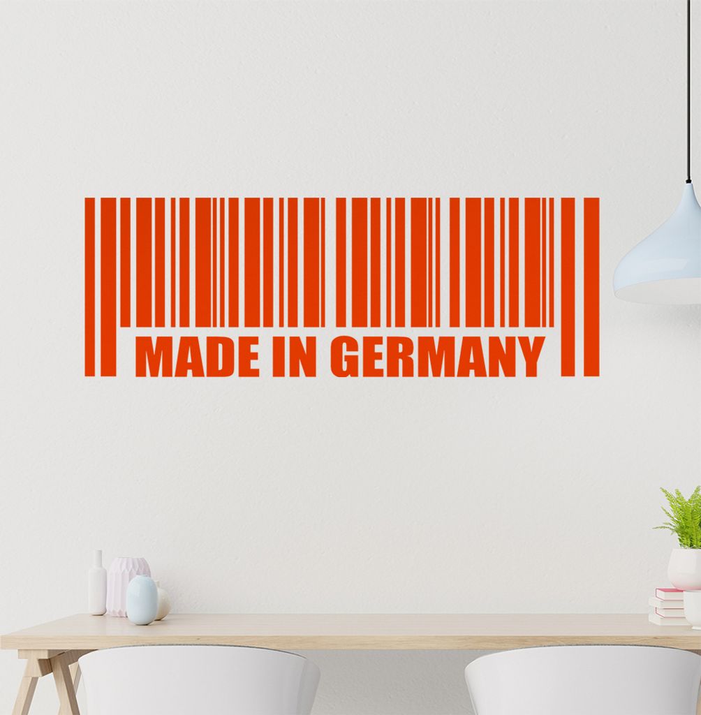 Germany Wandtattoo in 6 Größen - Wandaufkleber Wall Sticker - Dekoration, Küche, Wohnzimmer, Schlafzimmer, Badezimmer