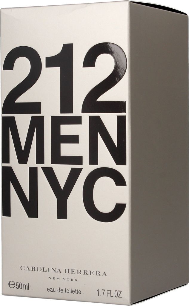 Carolina Herrera 212 NYC Men, Pánské, 50 ml, Bergamot, Obrázek produktu 