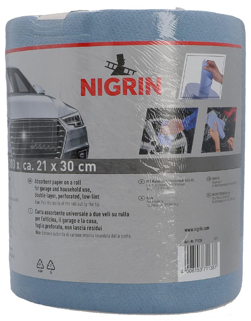 NIGRIN 71138 NIGRIN Čistiaca rolka, 2-vrstvová, modrá Obrázok produktu 