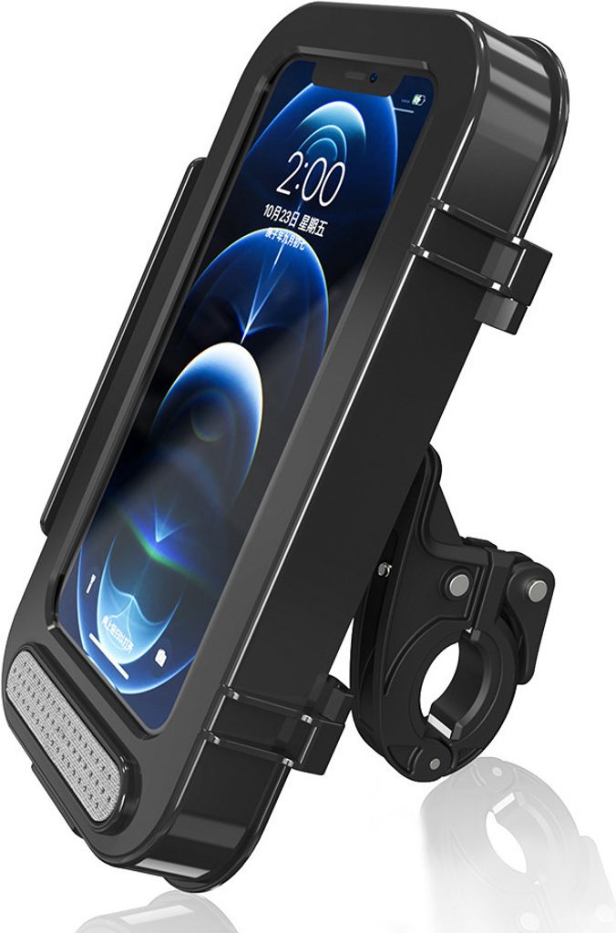 Wasserdichter Fahrrad-Telefonhalter, Motorrad-Telefonhalter mit Touchscreen, geeignet für alle Telefone kleiner als 7,0 Zoll