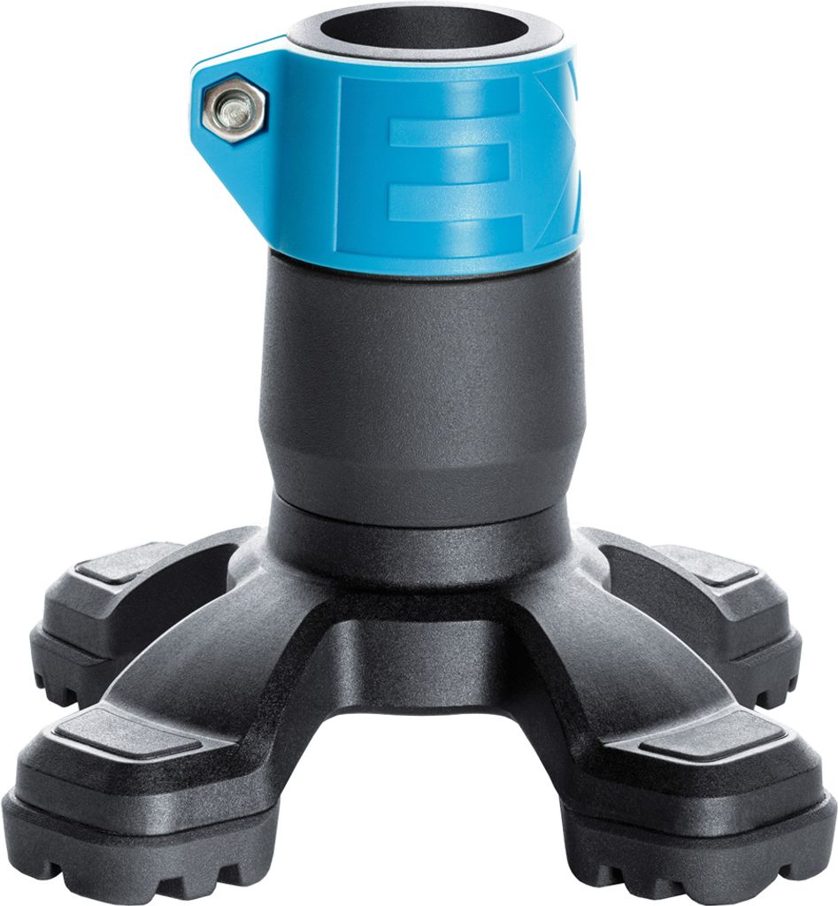 4-Punkt Gummikapsel Safety Foot, schwarz (VPE: 1 Stück)>>>>22-23 mm