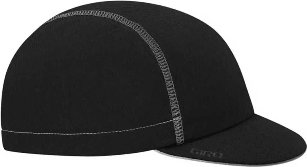 Casquette Giro Peloton Noire Anti-Transpiration sous Casque Vélo