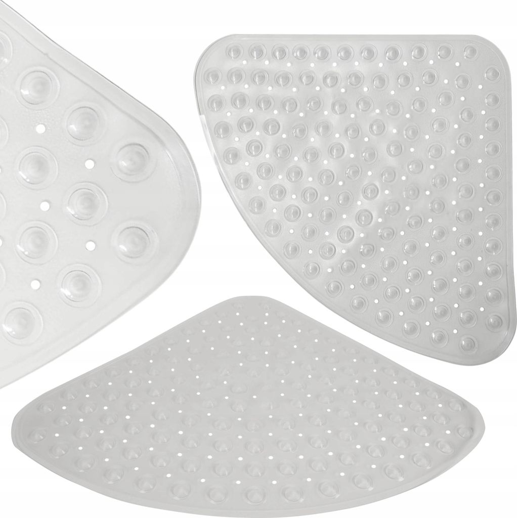 Sepio Badewannenmatte Farblos 54x54 cm, Duschmatte rutschfest, Antirutschmatte Badewanne, Duschmatte, Rutschmatte Badewanne, Bathroom Mat