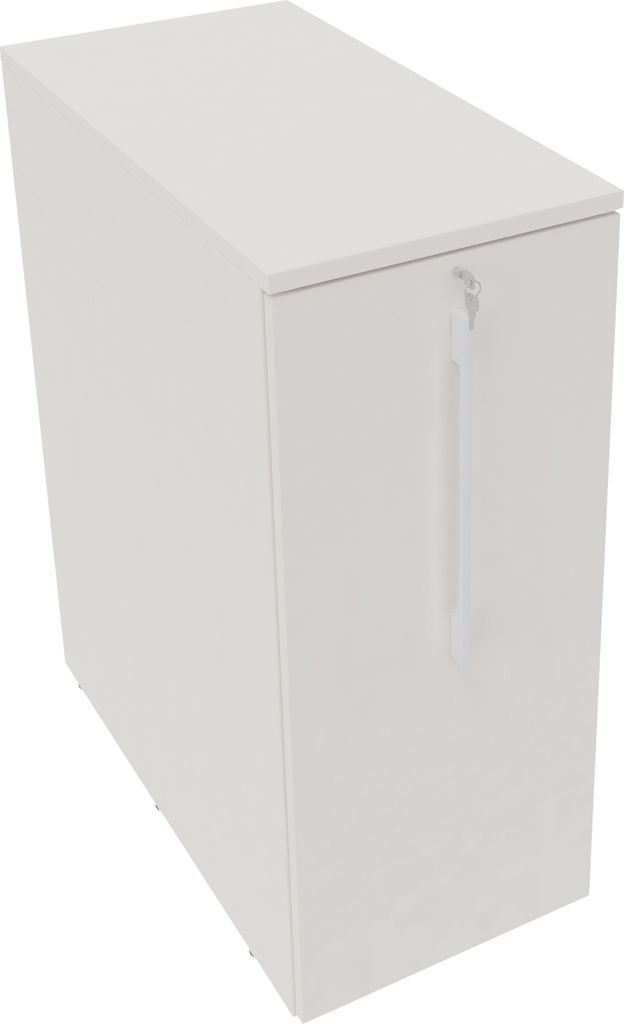 Orgacontainer 3OH li m. Ausfräsung B463xT900x1115mm Weiß