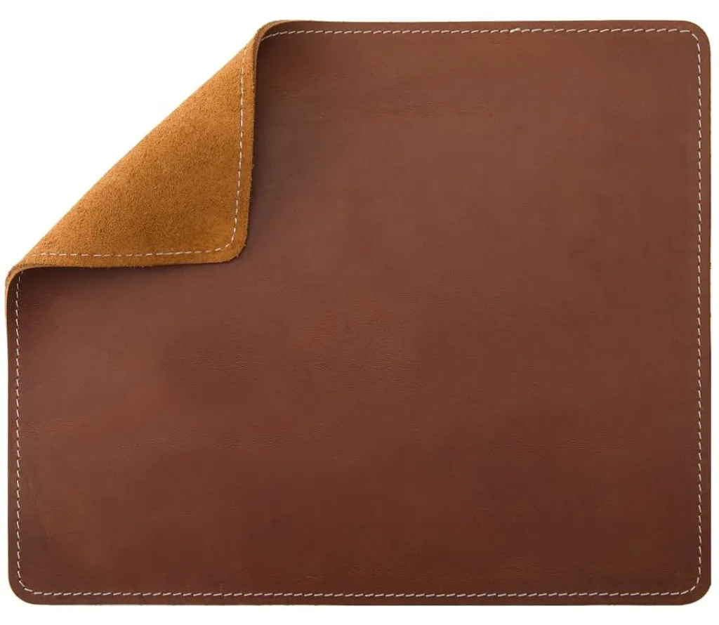 Tapis de souris cuir anti-dérapant : fini le tapis qui glisse !