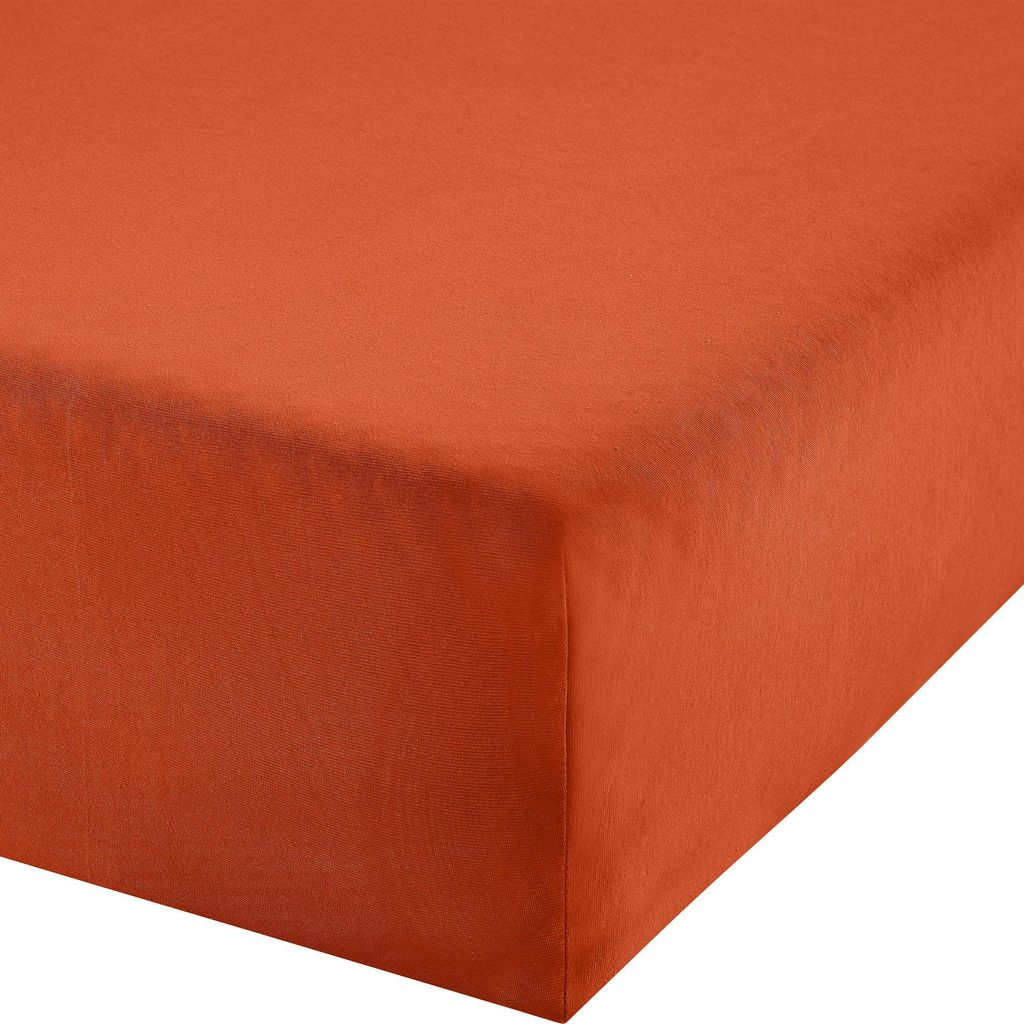 REDBEST Boxspring-Spannbettlaken Denver" terra 140x200 cm - 160x200 cm"