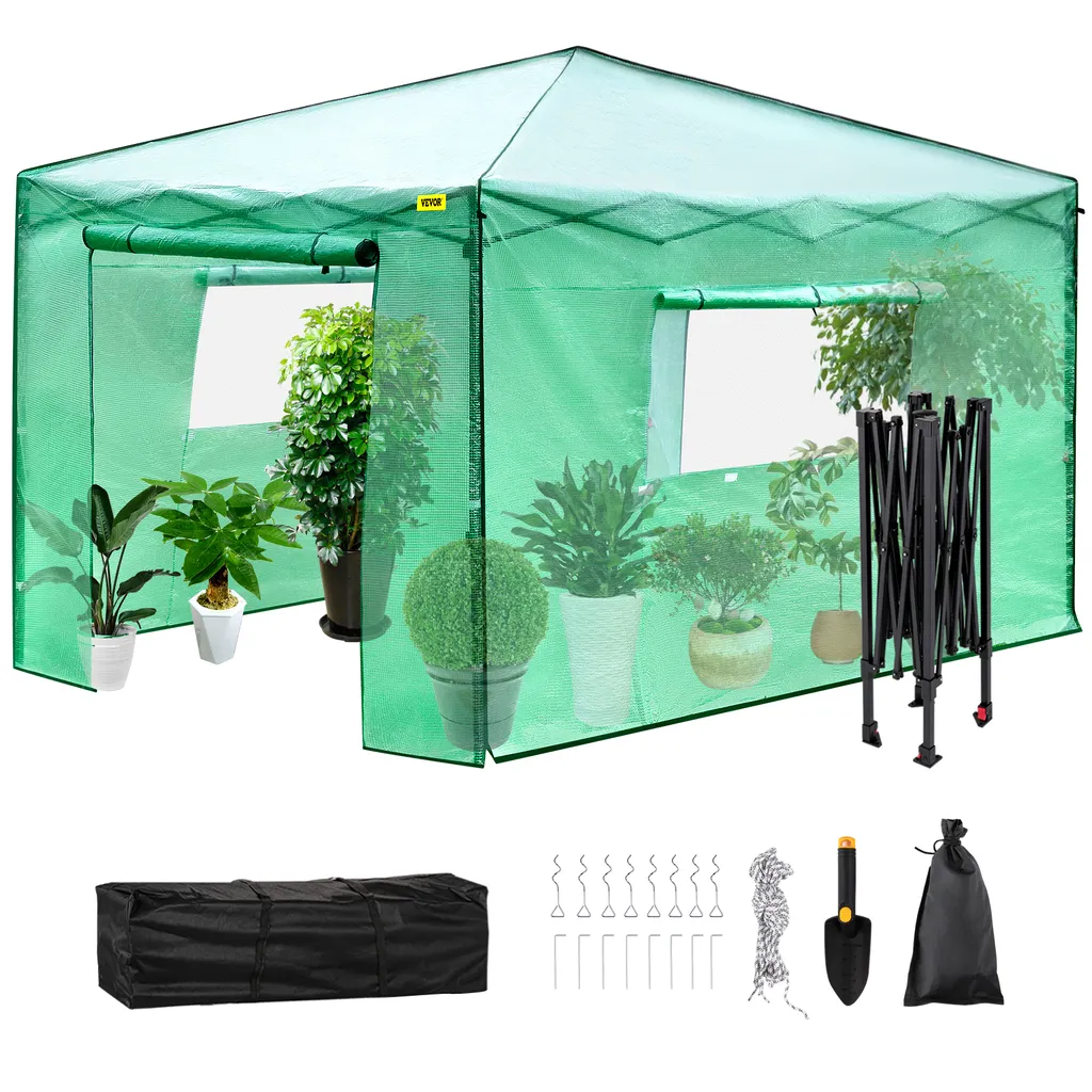 Tente de jardin multi-usage pour hivernage et culture de légumes