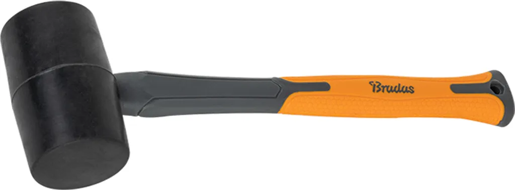 Maillet en caoutchouc Bradas DIY-HF6045 de 450 g en coloris anthracite