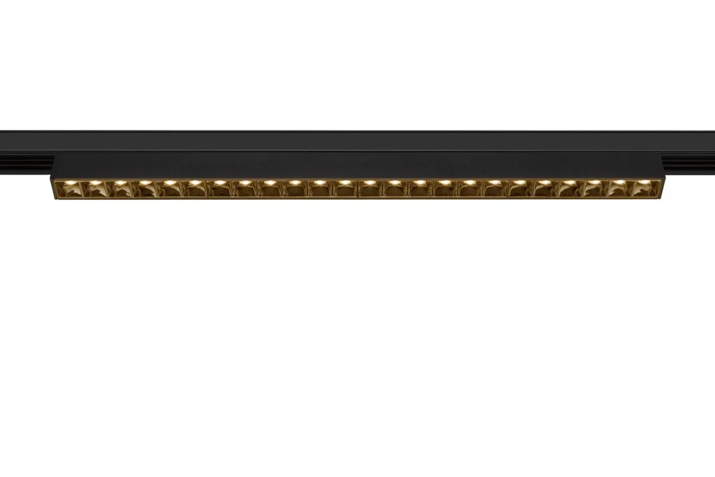Spot LED pour Rail 48V Magnétique Noir Darklight DALI 1180lm 2700K