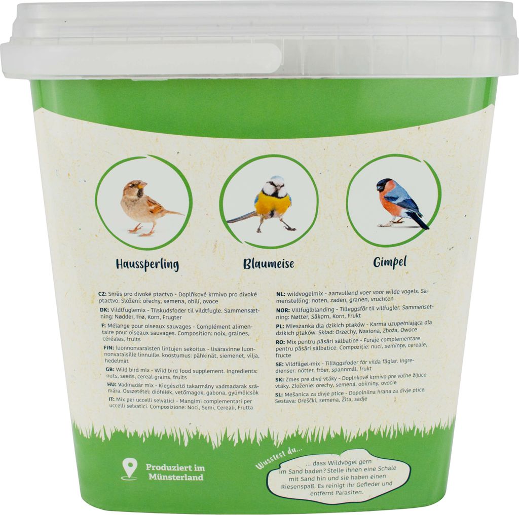 Elles Wildvogelmix 3 Kg Im Eimer Ergänzungsfutter