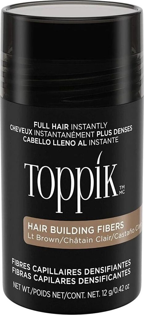 Toppik Hair Building Fibers Light Brown 3g