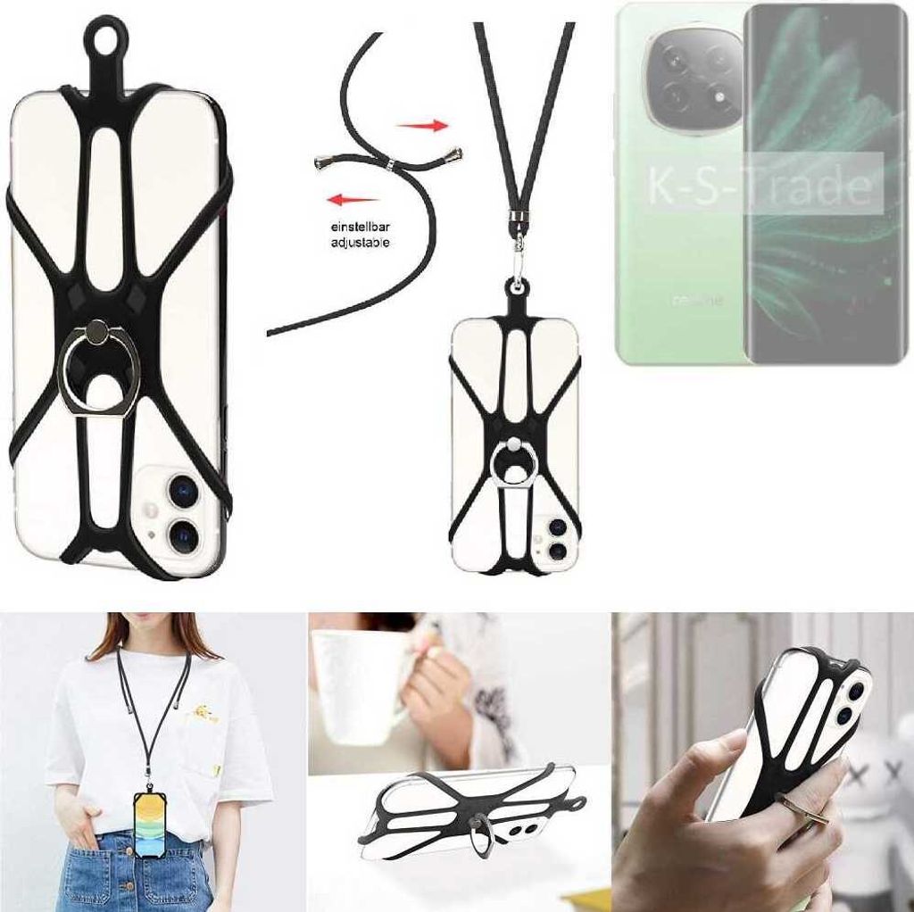 K-S-Trade 3in1 Handykette Handyband Handykordel Halsband Produktbild 