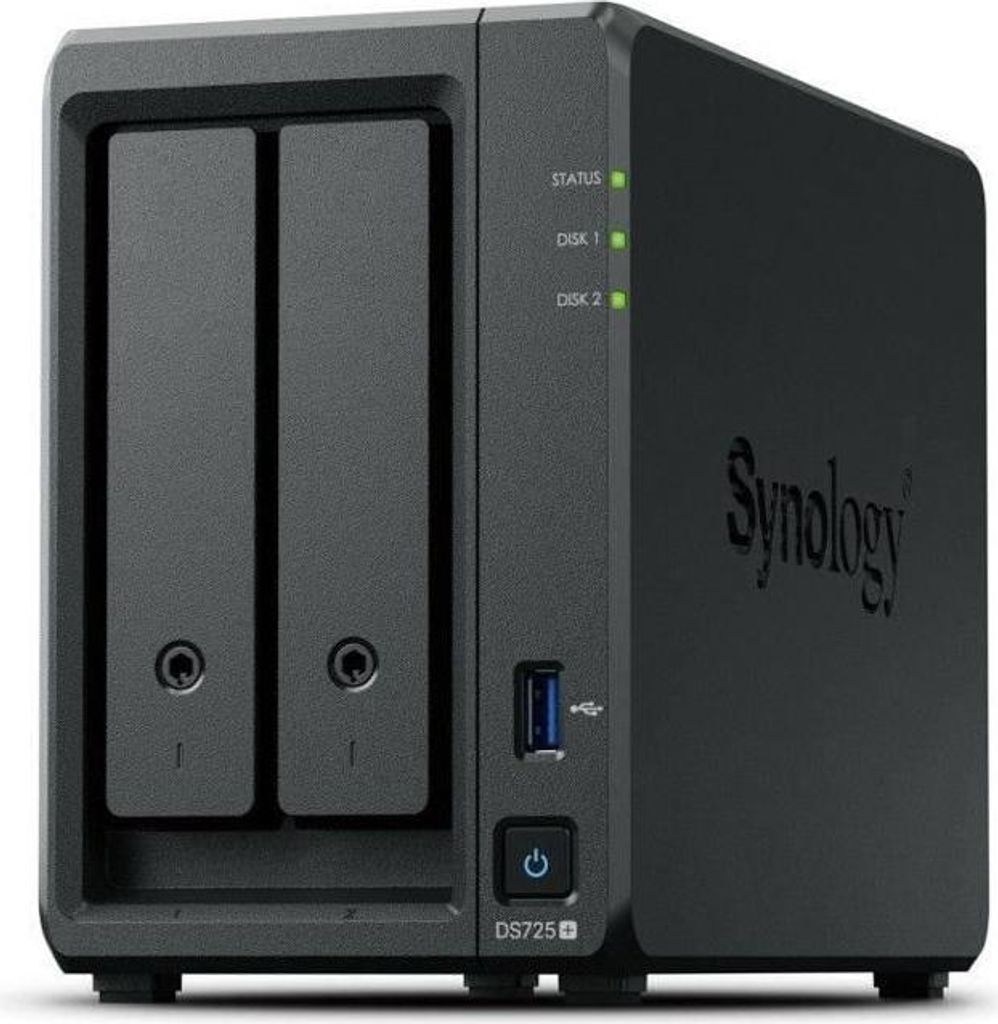 NAS server - SYNOLOGY - DS225+ - 2 bays - 2 GB of RAM Productafbeelding 