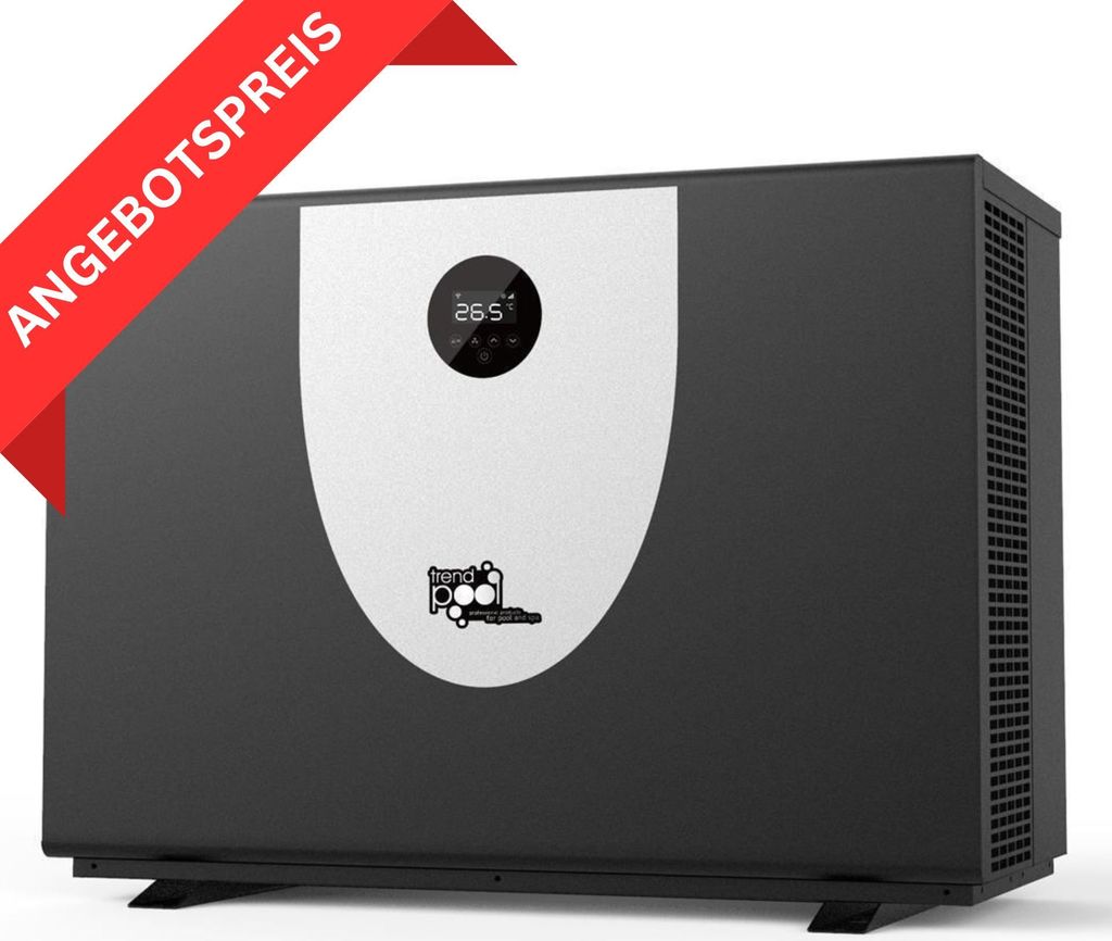 Trendpool Full Inverter Wärmepumpe AquaSilence 130 | 13 kW für Pools bis 65 m³