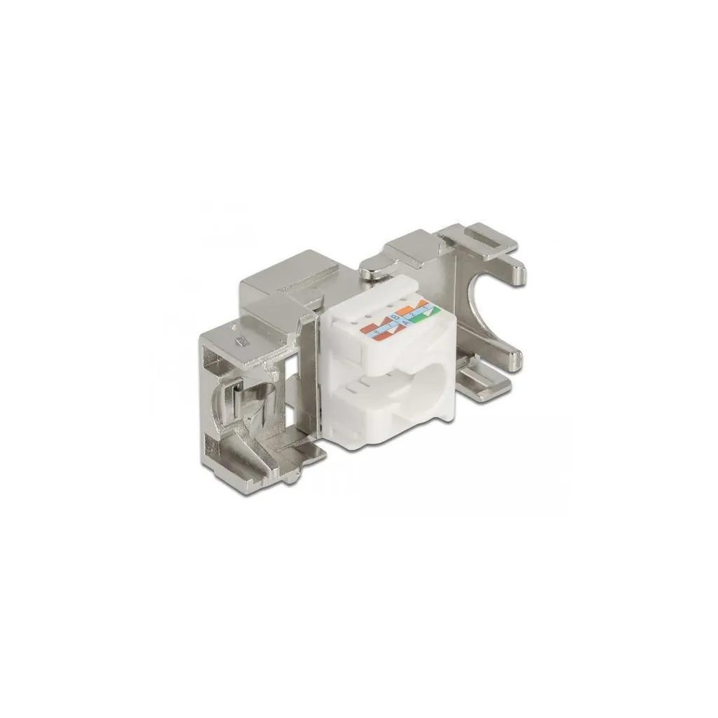 Entrée modulaire Delock avec volet de protection et mise à la terre