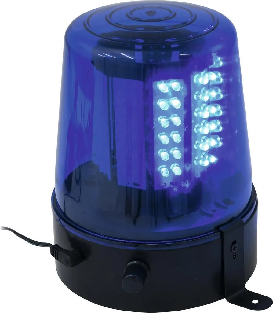 Lampeggiante Polizia Blu LED Eurolite - Idea Regalo e Party Effect 108 LED