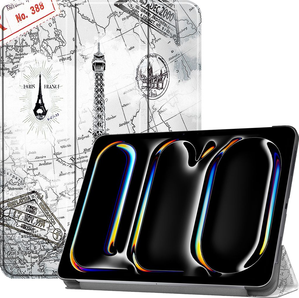 Smart Cover Hülle für Apple iPad Pro 11 2024 M4 5. Generation 11 Zoll Schutzhülle Flip Case aufstellbare Tasche Bookstyle Design