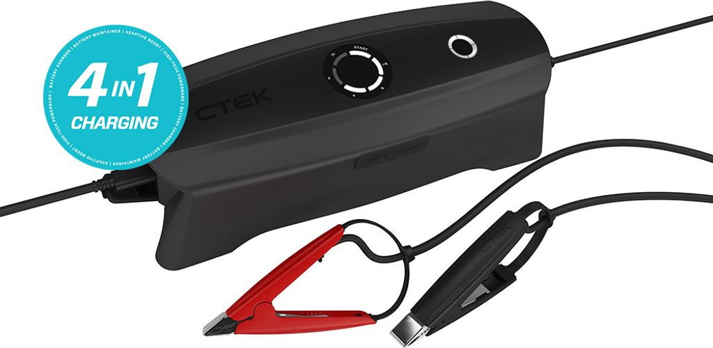 CTEK CS FREE Tragbares 20A Ladegerät und Booster 10-130 Ah Produktbild 