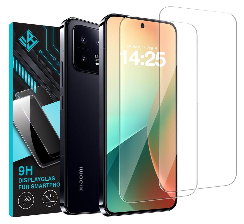 2x 9H Schutzglas Displayschutzfolie für Xiaomi 13 5G Displayglas Displayschutz Glas Panzerfolie Schutzglasfolie
