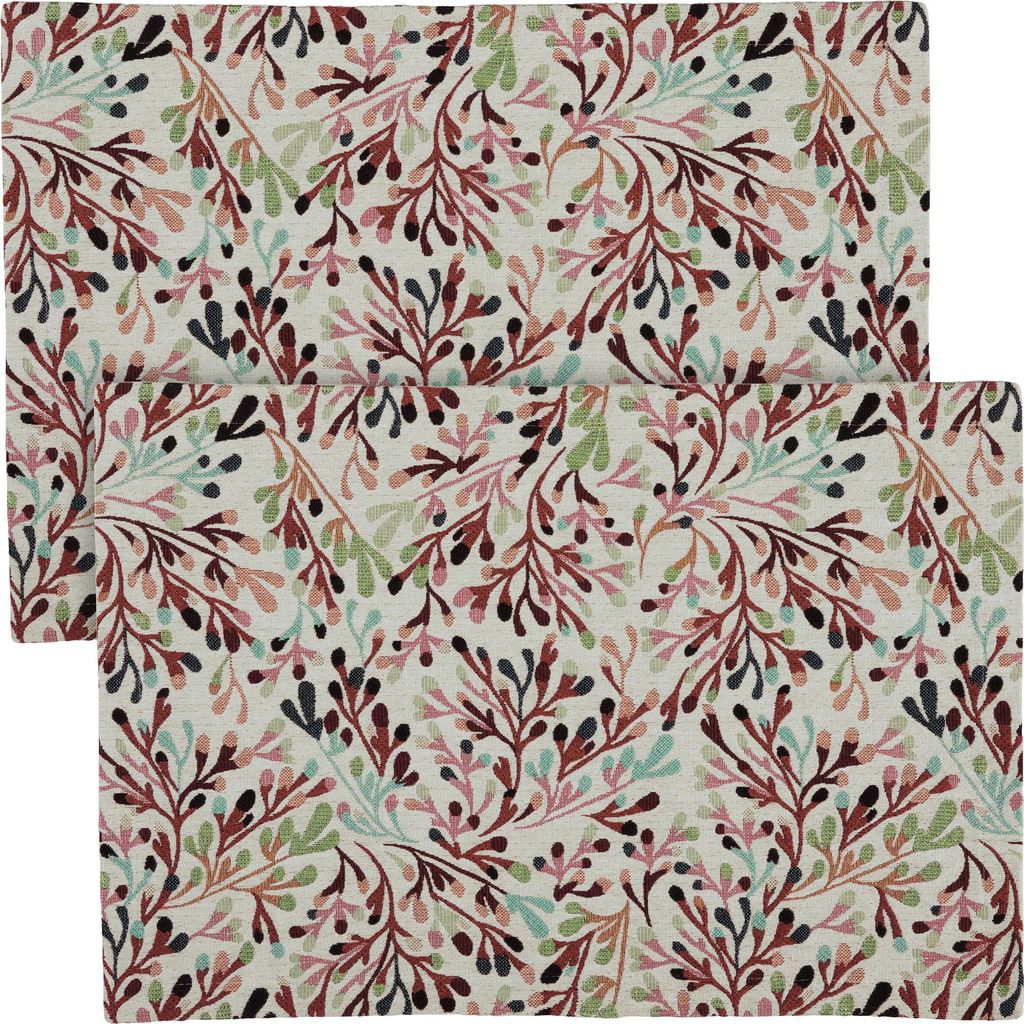 Sander Tischset Coral" 2er-Pack bunt 35x50 cm"