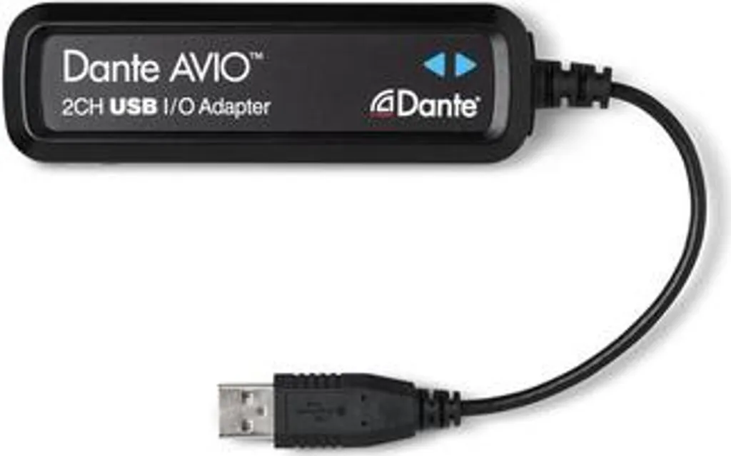 Convertisseur Dante AVIO USB 2x2 Interface Réseau Audio pour PC et Mac - 3
