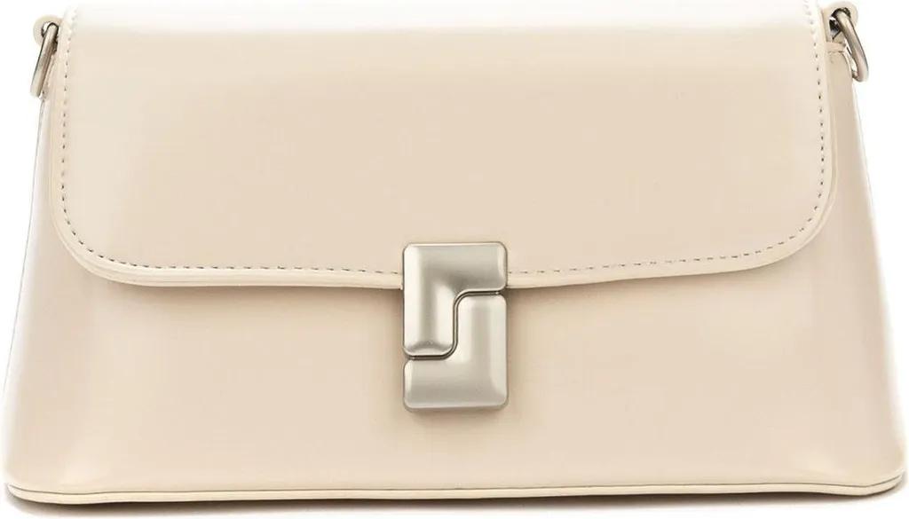 Sac femme beige porté épaule Neomood : la besace chic et pratique