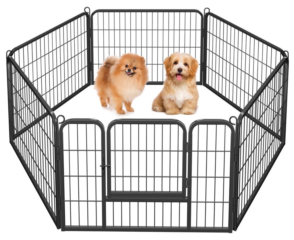 Enclos extérieur pour animaux domestiques 592472, 6 grilles Image du produit 