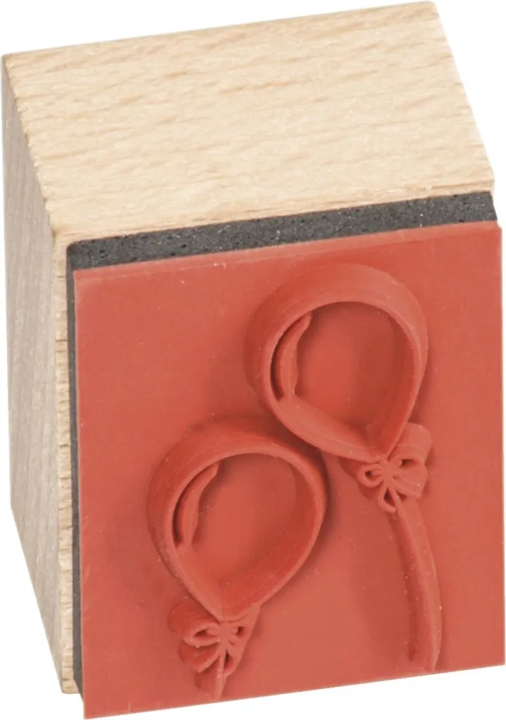 Tampon en Bois pour Invitation Anniversaire et Fête Heyda - 4er