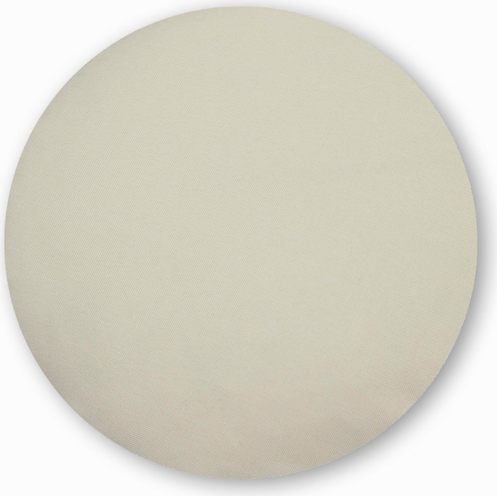 Kissenbezug rund 40 cm ecru Leinenoptik Kissenhülle Produktbild 