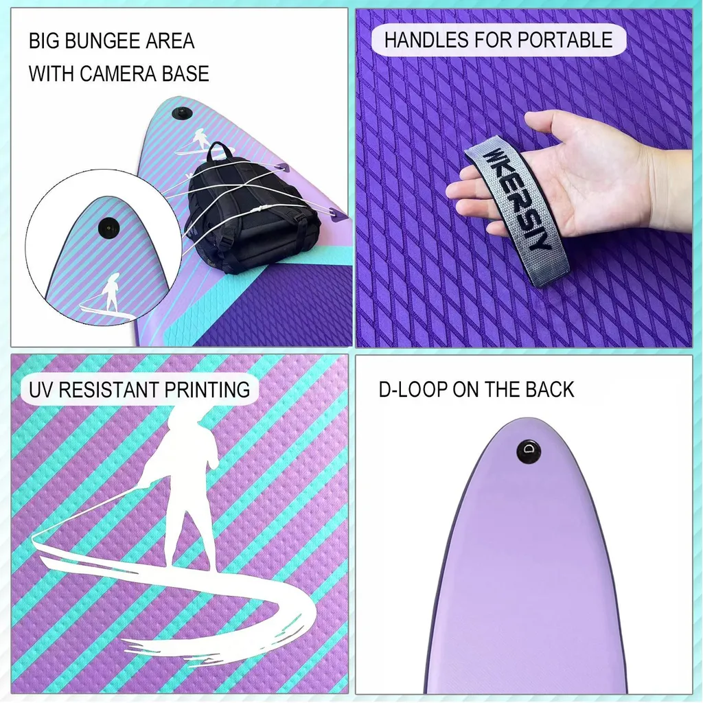 Planche de stand up paddle 3,35 m rigide et stable - SUP Kit 3 Pro