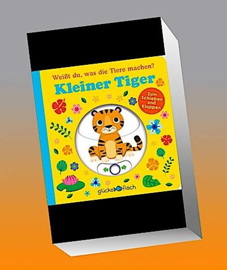 Glücksfisch : Petit Tigre Livre Animé avec Volets et Tirettes Bébé
