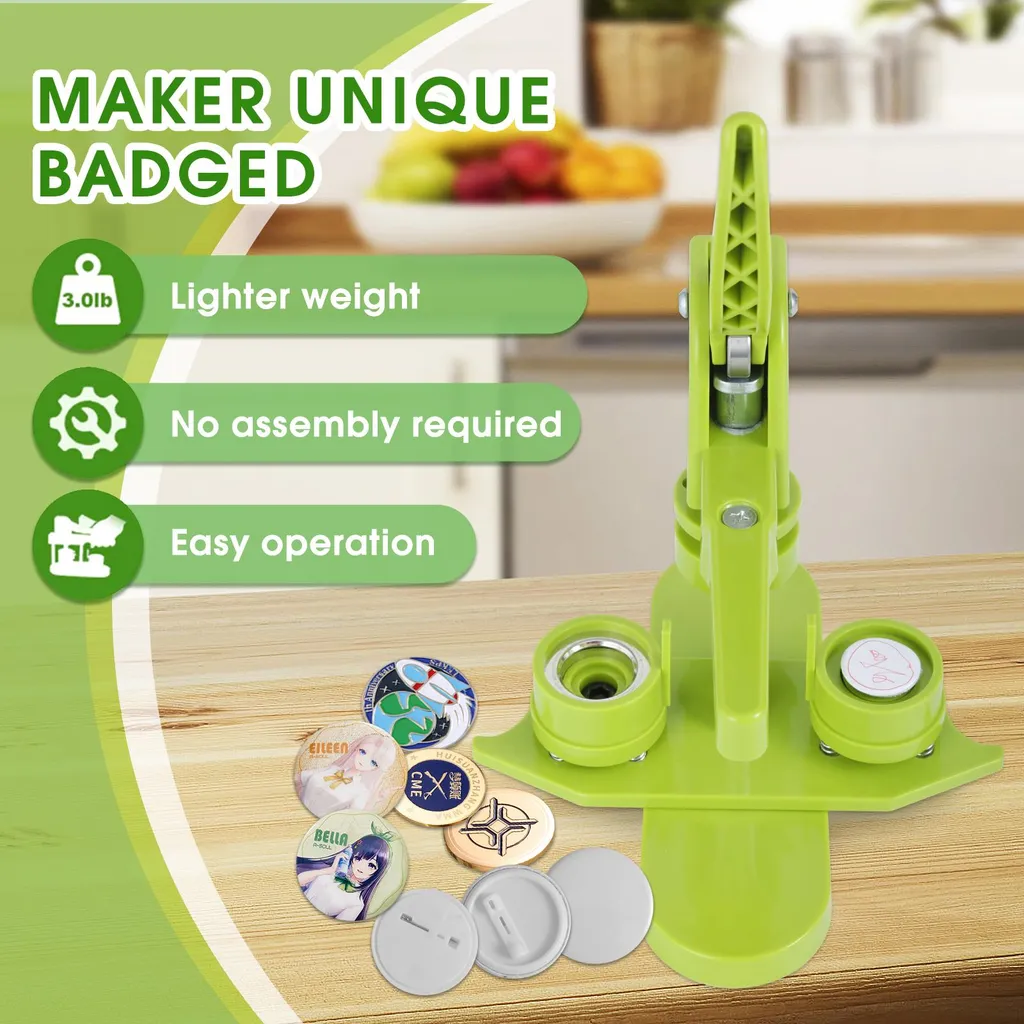 Machine à fabriquer des badges 25mm avec kit DIY complet de 100 pièces - 10