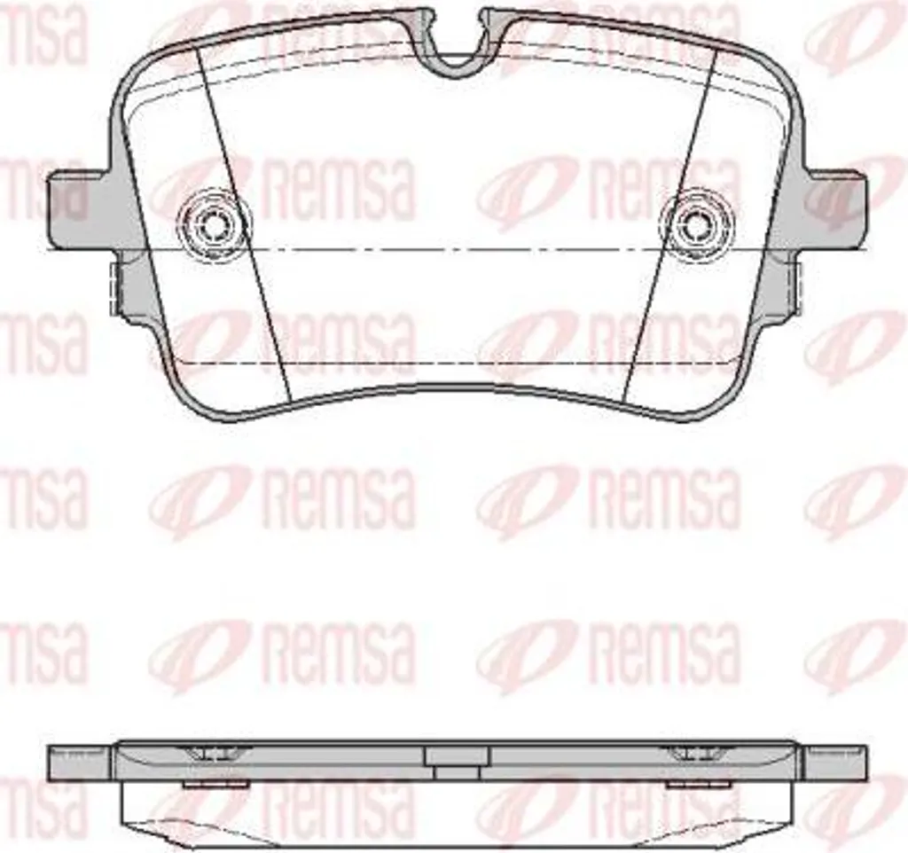 Plaquettes de frein REMSA 1668.10 pour Q7 Q8 Touareg OE 4KE698451D