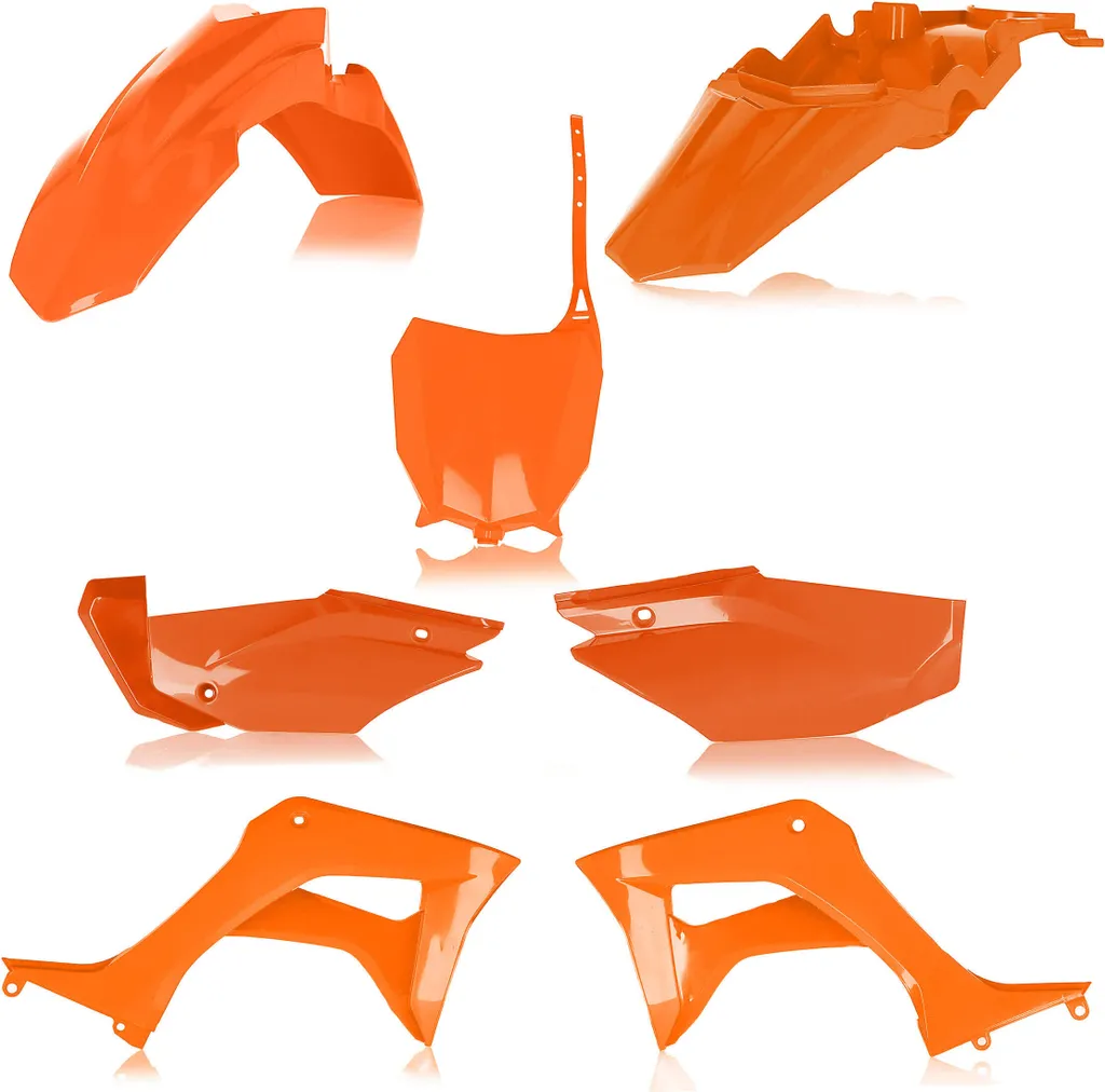 Kit habillage orange pour HONDA CRF 110 F : Idéal pour motocross et loisir