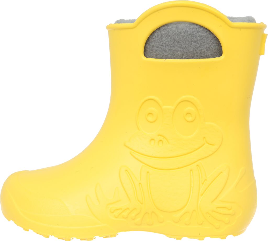 Camminare Schneestiefel Gummistiefel Frosch Gelb mit Thermoeinsatz (ohne Befestigung) 32/33