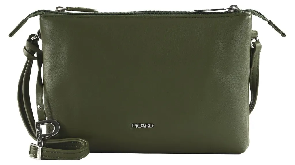 Sac bandoulière en cuir PICARD Really petit sac à main olive tendance