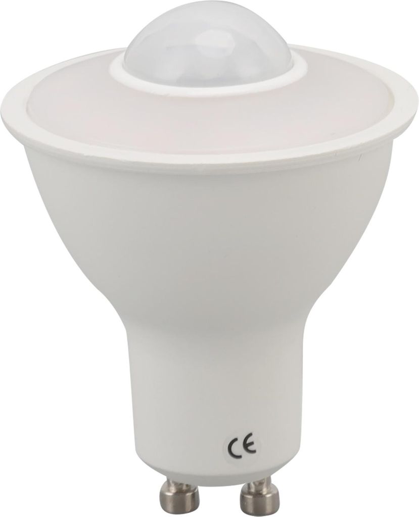 GU10-Glühbirne Infrarot-Ersatzbirne mit Bewegungsmelder für Decken-, Flur- und Verandalampen Warmes Licht 3000 K 5 W 500 lm Wechselstrom 100–240 V