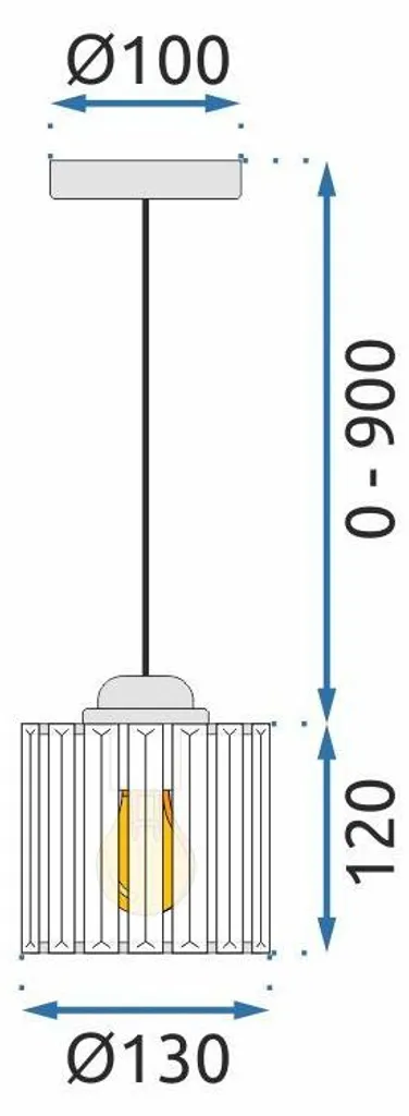 Luminaire Noir Toolight APP511-1CP : Solution Déco pour Plafond Bas ou Haut - 7