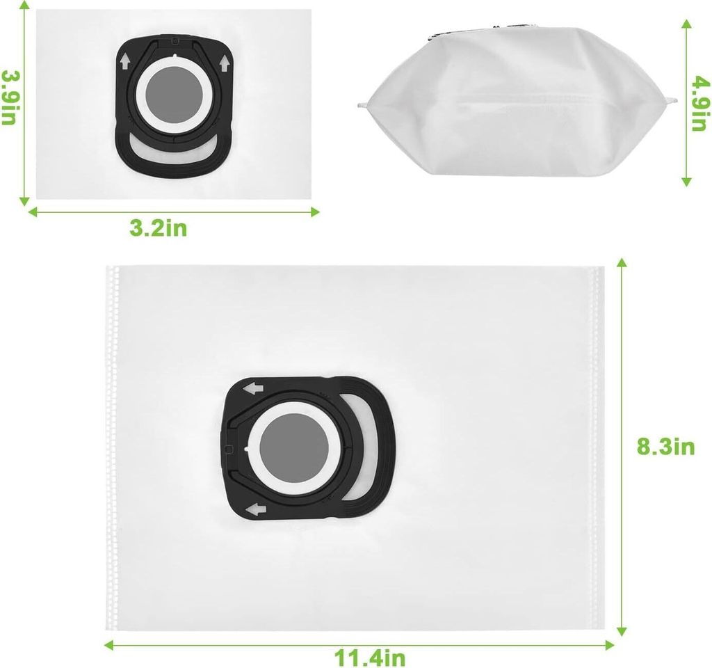 15 Stück Staubsaugerbeutel für Rowenta Hygiene+ ZR200520 Produktbild 2