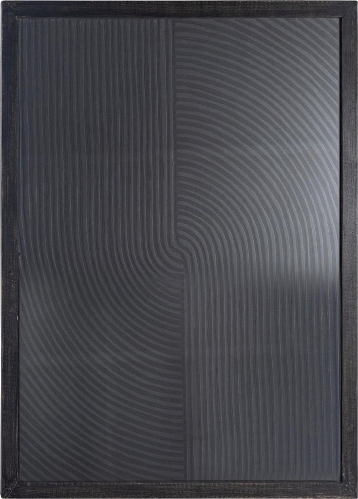 PTMD - Elasah Wandpaneel - Schwarz - 76 x 3 x 102 cm