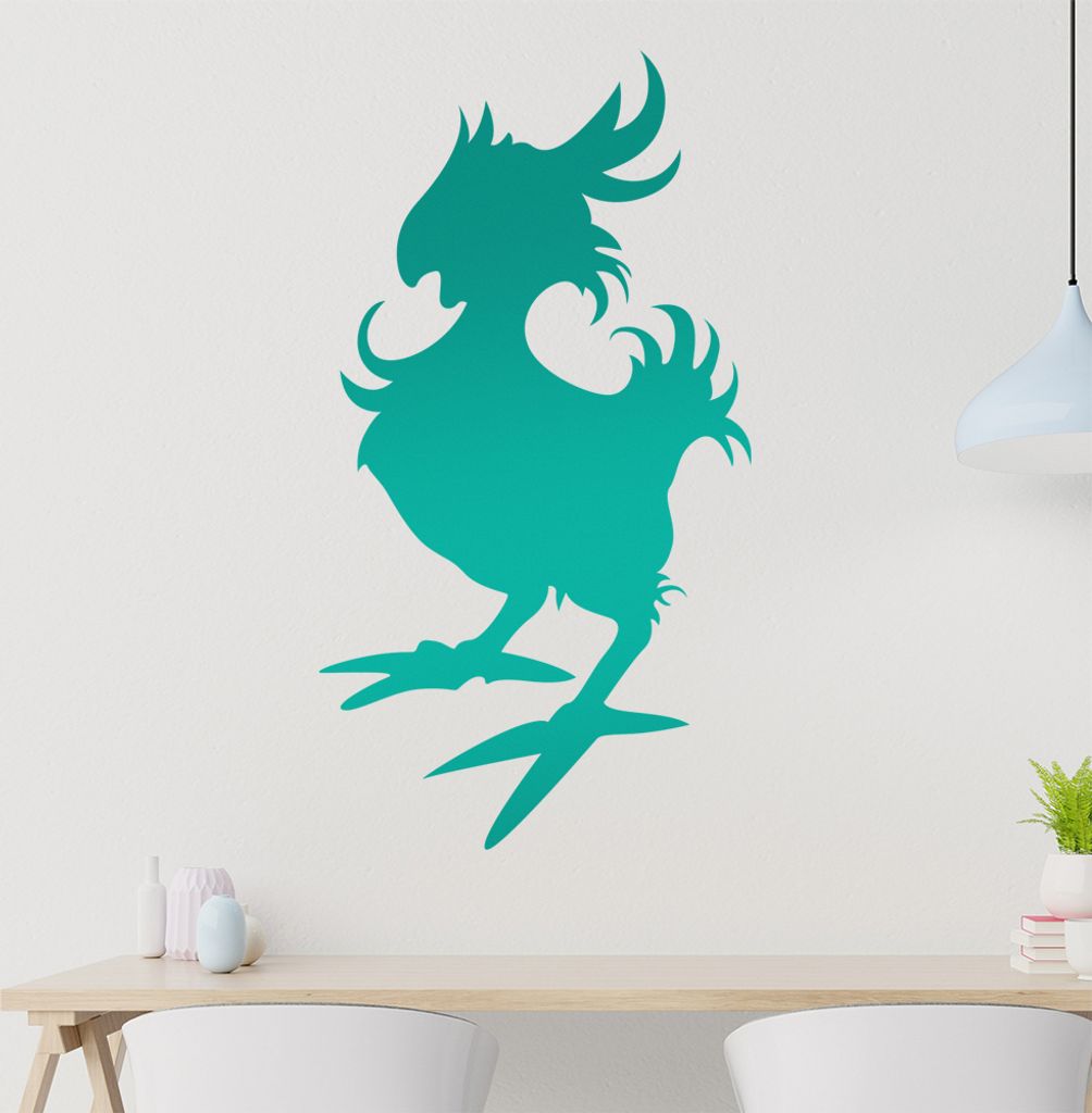 Kücken Huhn Vogel Wandtattoo in 6 Größen - Wandaufkleber Wall Sticker - Dekoration, Küche, Wohnzimmer, Schlafzimmer, Badezimmer