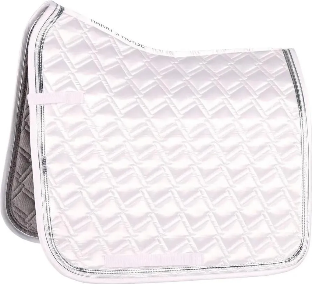 Tapis de selle Blanc Full VZ Harry's Horse Contest pour vos Concours