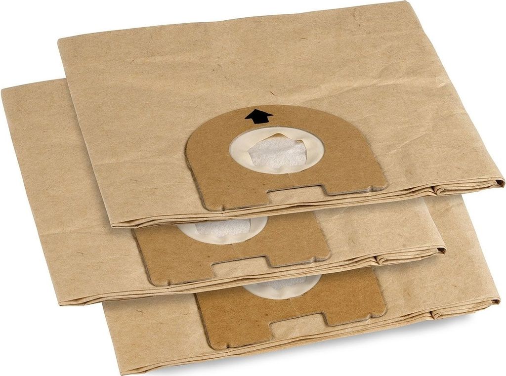 Powerplus Staubsaugerbeutel 590x190 Mm 3 Einheiten Beige  Produktbild 