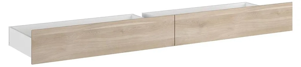 Gagnez de la place sous votre lit de 140 à 180 cm : lot 2 tiroirs TENALIA