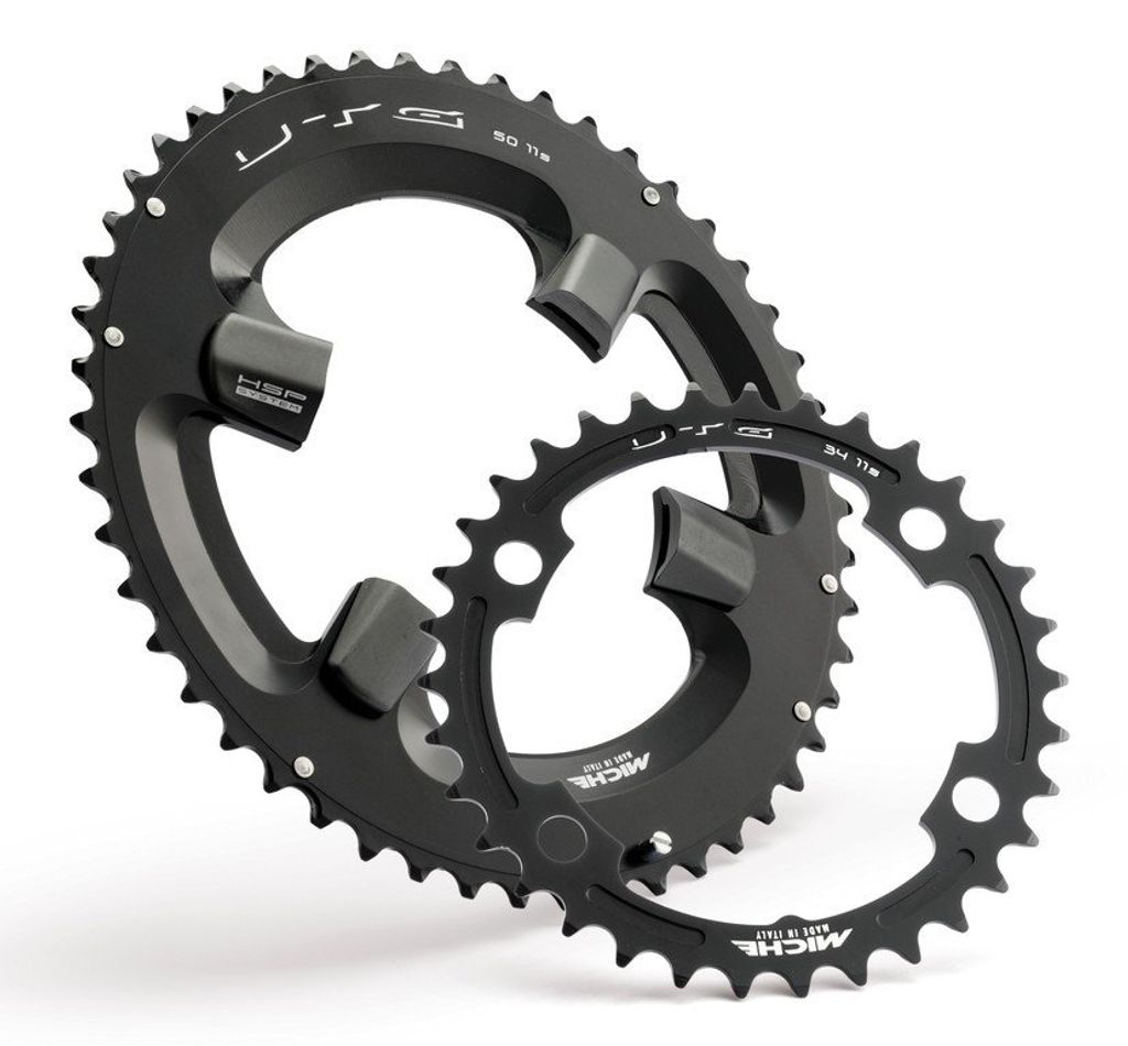 Kettenblatt Miche Super11 UTG Shim für Ultegra 6800 innen 38 Zähne LK 110mm