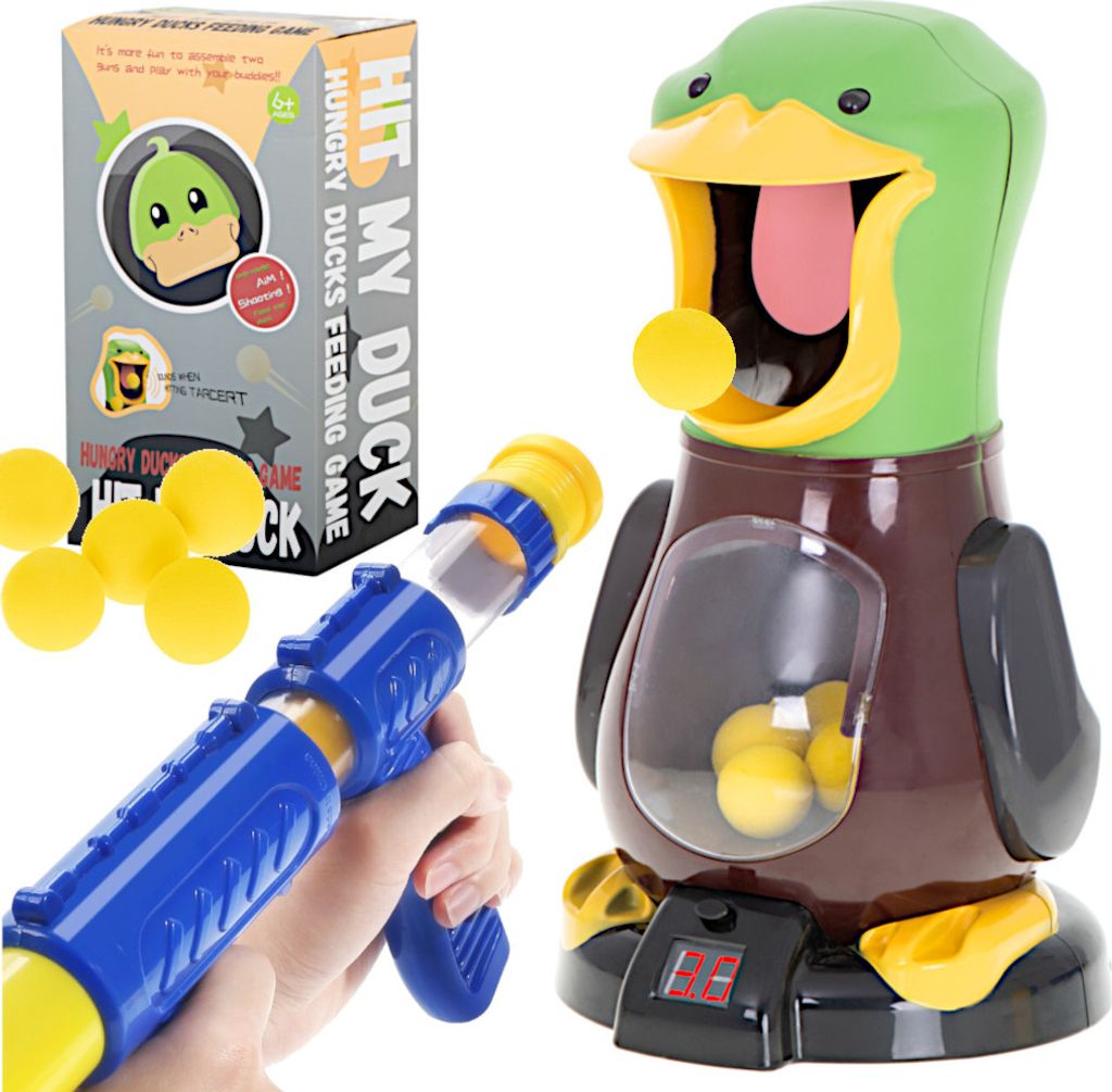 Aga Hra pištoľ s penovými loptičkami Hit My Duck Obrázok produktu 