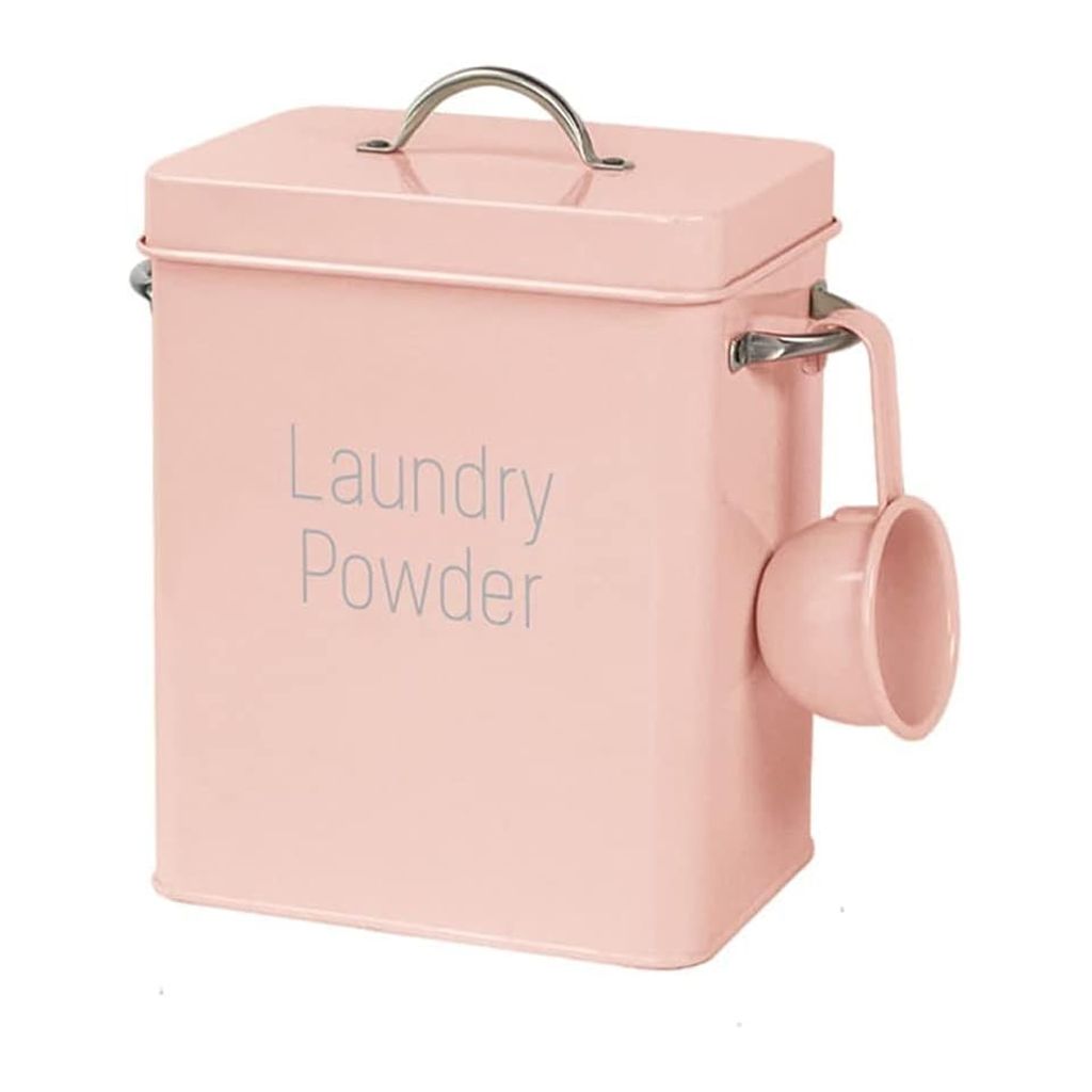 Waschmittelbox Waschpulver Box mit Grif und Dosierlöffel, 4L