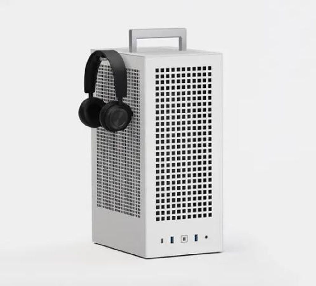 HYTE Revolt 3, Small Form Factor (SFF), PC, Weiß, ITX, ABS, Aluminium, Stahl, Heimbüro
