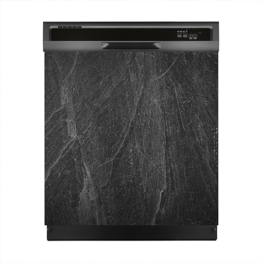 Magnete Dekorative 60x60 cm Küche Magnetmatte Spülmaschine - schwarze Stein