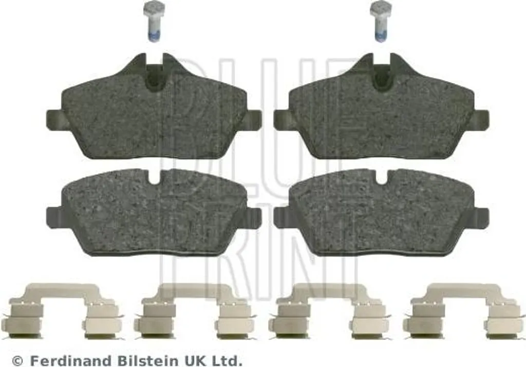 Plaquettes de frein anti-bruit pour BMW 1er E81 E87 - Blue Print ADG04297